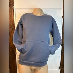 Mondetta Men’s Crewneck Sweater Slate Blue Size Small Lightweight Pullover